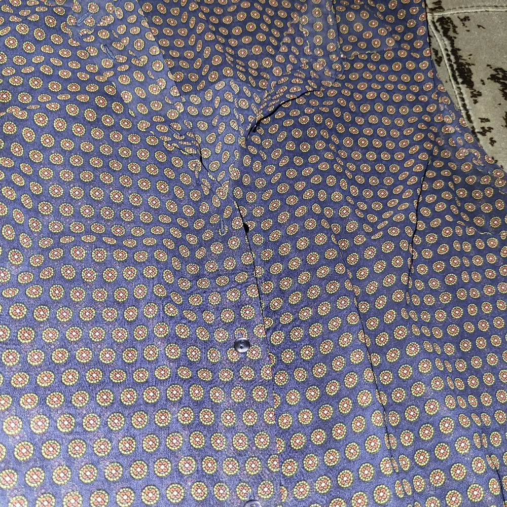 Tank top button shirt
